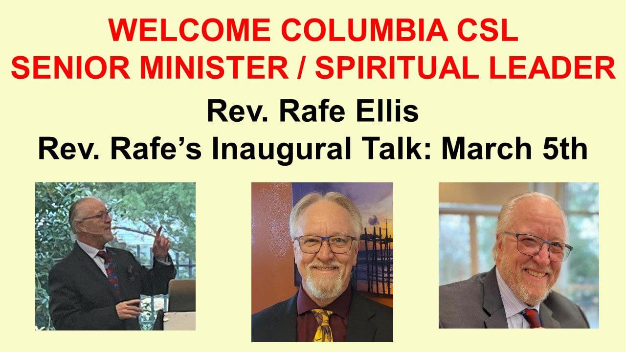 Welcome Rev. Rafe Ellis